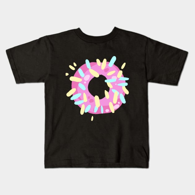 Donat Print Kids T-Shirt by WiliamGlowing